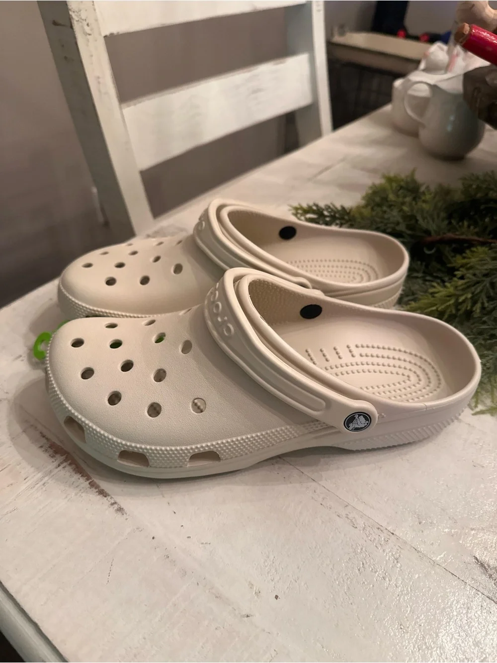 Tan Crocs- Brand New